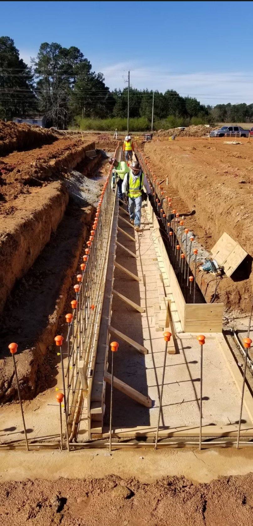 Oakwood car wash site work