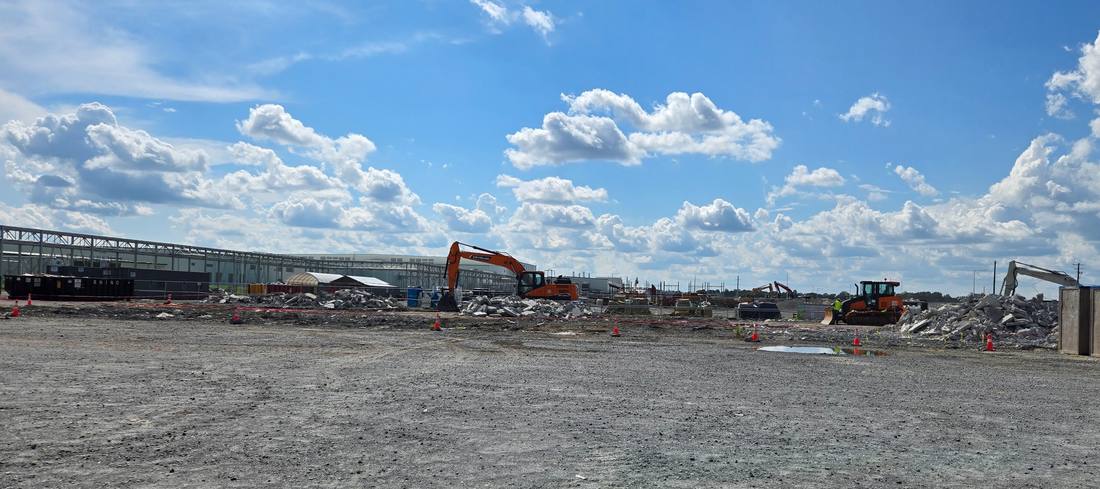 Hyundai SK battery plant demolition