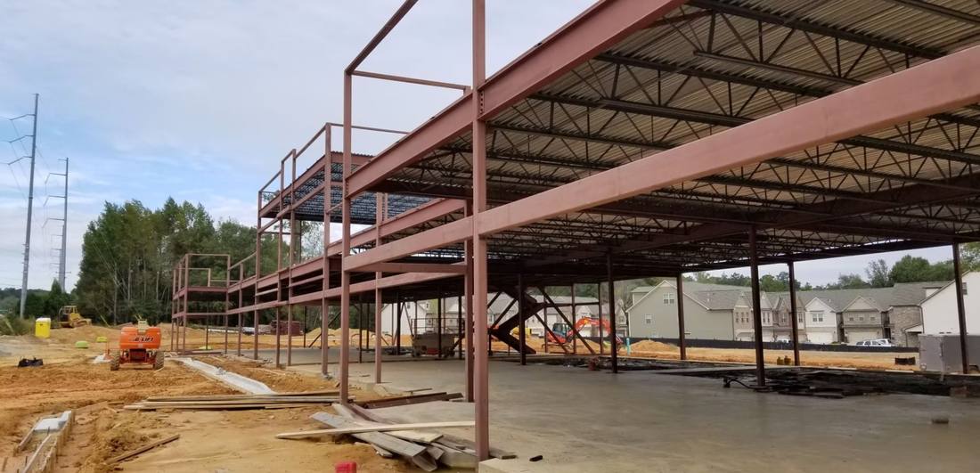 Johns Creek retail mall construction