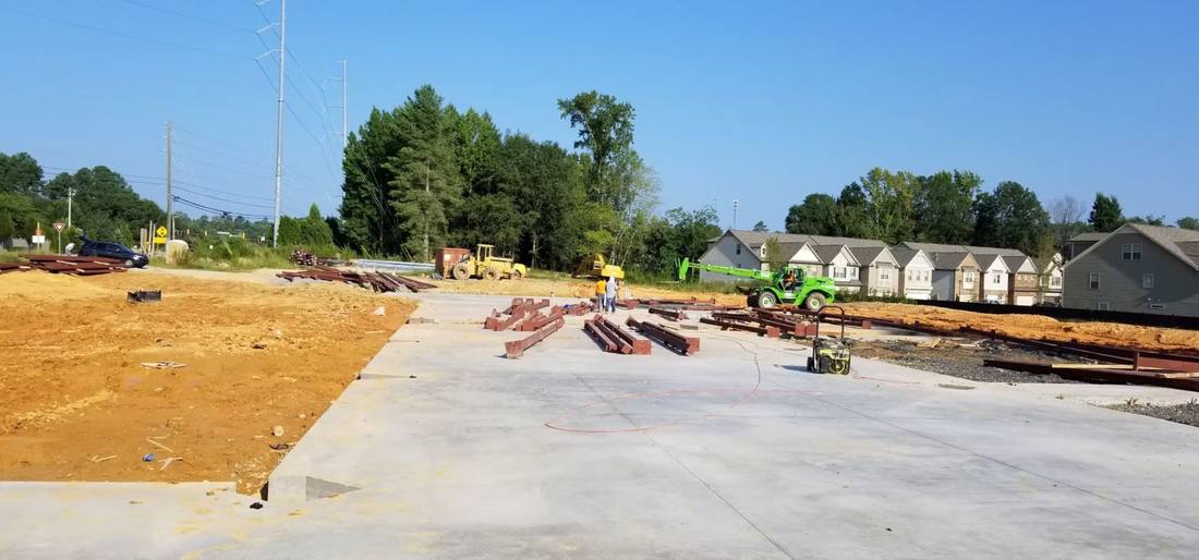 Johns Creek retail mall construction