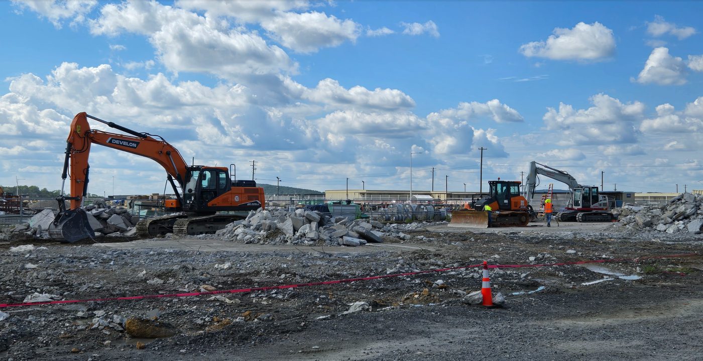 7 Globe demolition and site clearing
